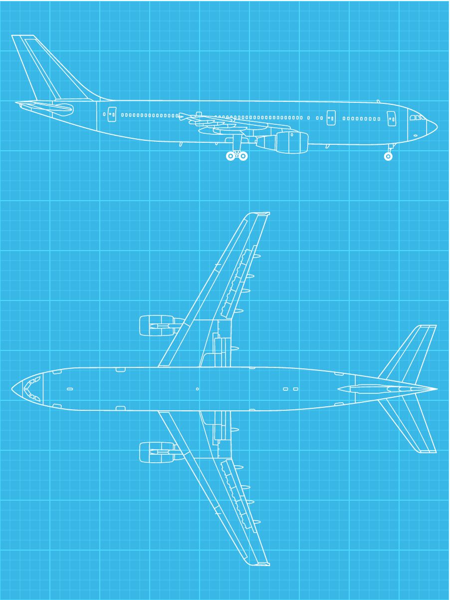 Aircraft blueprint